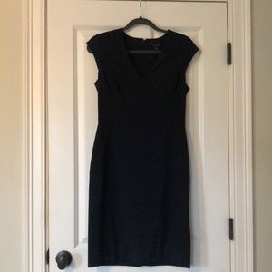 Ann Taylor Navy Sheath Dress